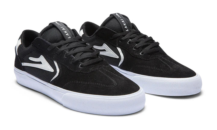 Lakai Atlantic Vulc Skate Shoes - Black/White