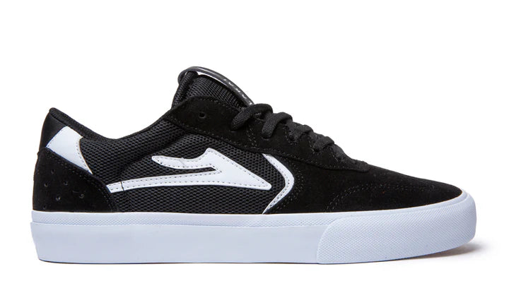 Lakai Atlantic Vulc Skate Shoes - Black/White