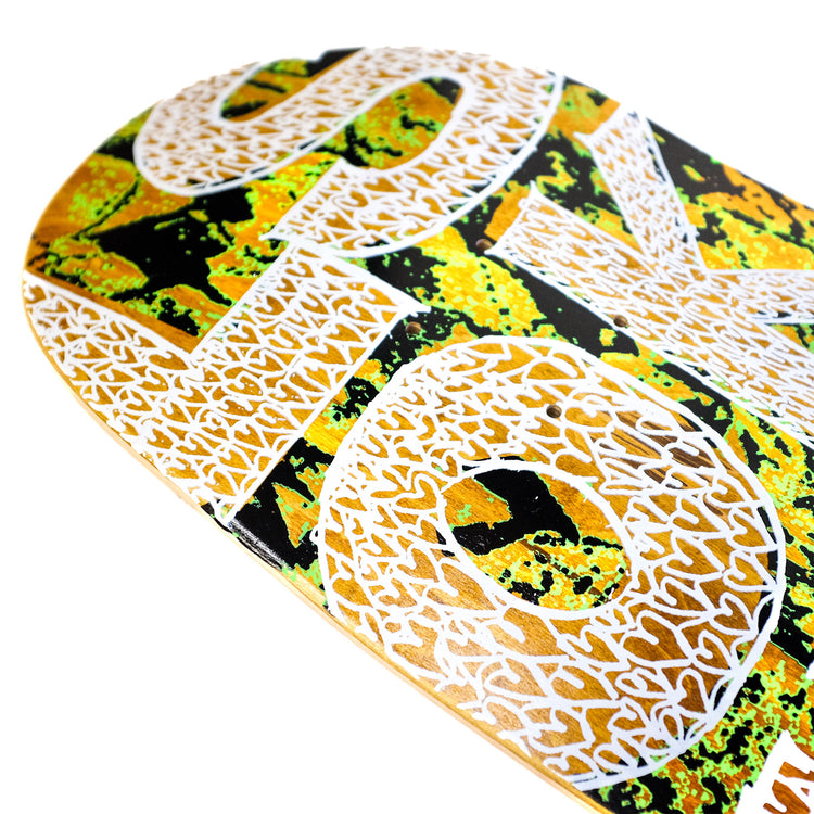 Lovenskate Scribble Heart Football Deck - 9"