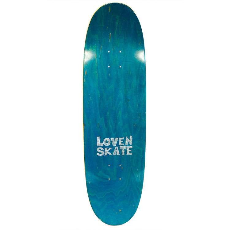 Lovenskate Scribble Heart Football Deck - 9"