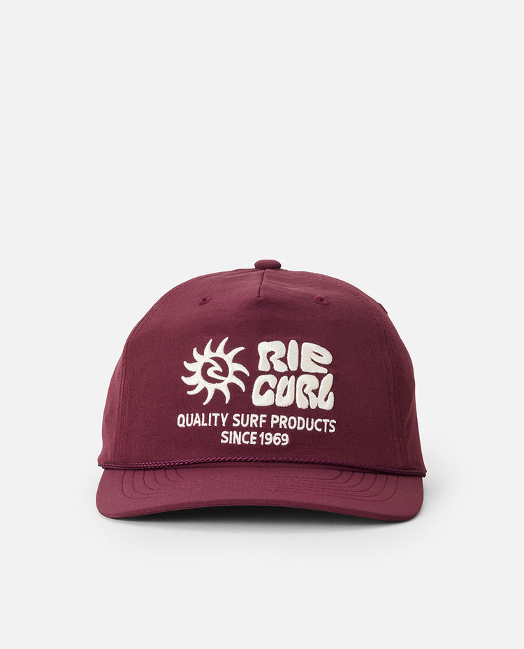Ripcurl Pacific Rinse FlexFit Cap - Burgundy