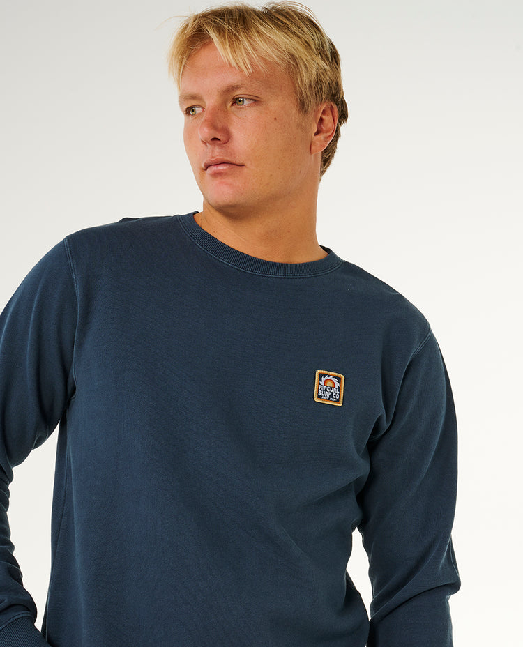 Ripcurl Pacific Rinse Patch Crew - Dark Navy