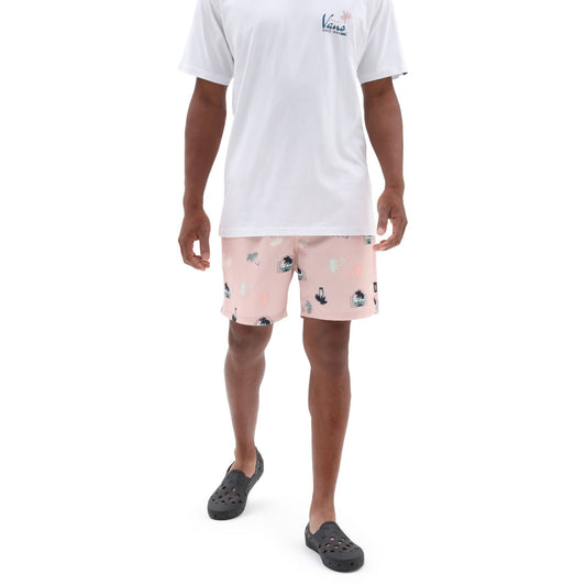 Vans Primary Print Elastic Boardshorts - Rose Smoke