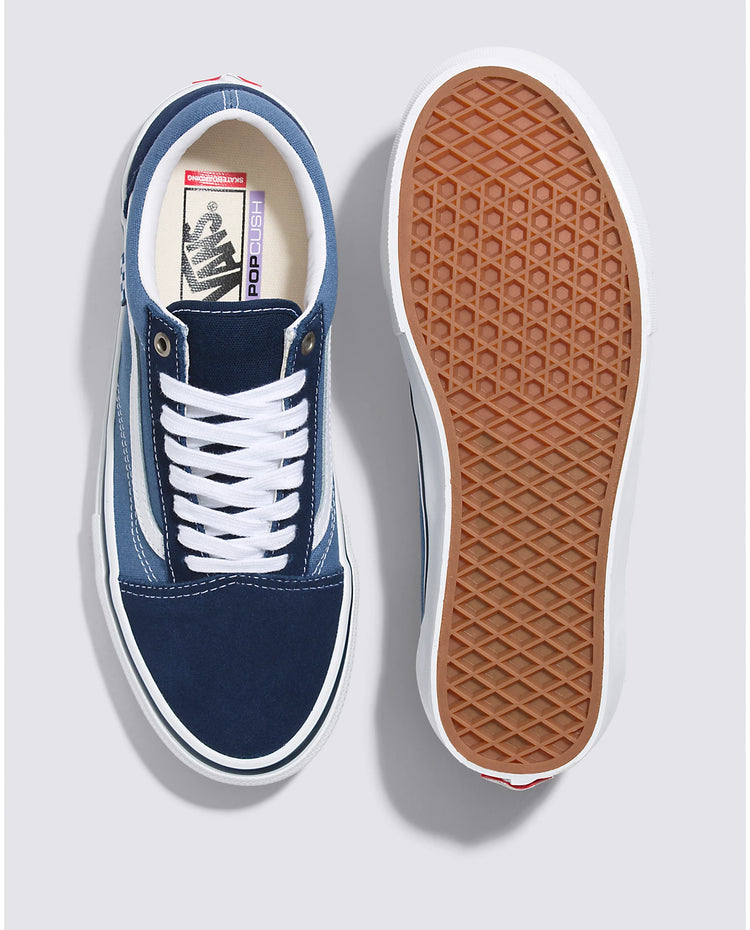 Vans Skate Old Skool Shoes - Navy/White