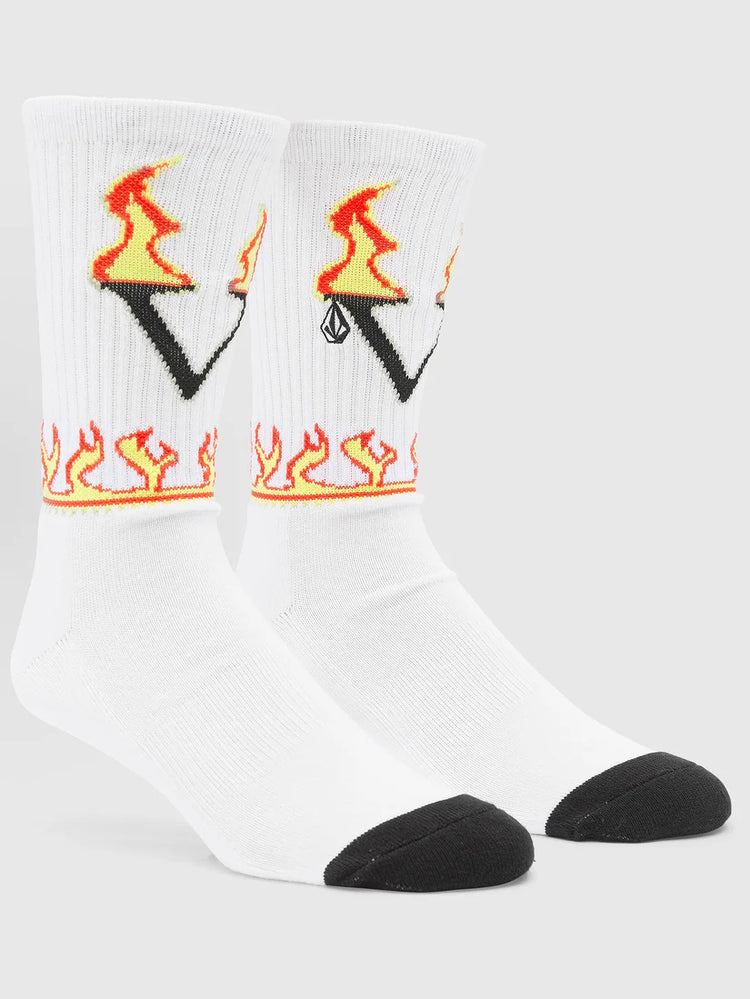 Volcom Fergadelic Socks - White