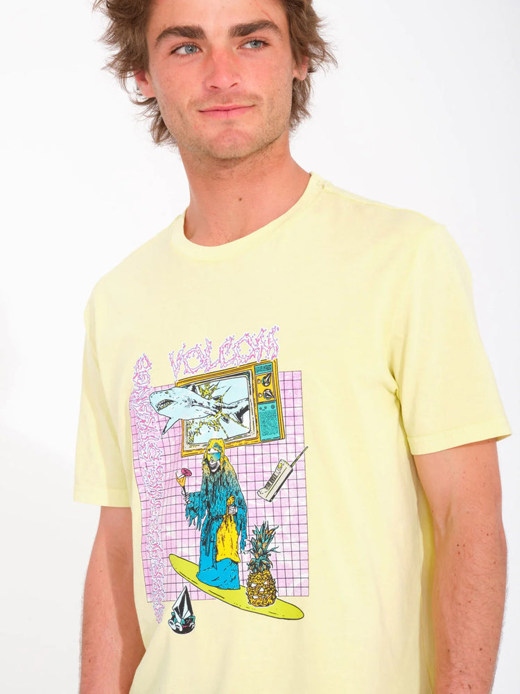 Volcom Frenchsurf T Shirt - Aura Yellow