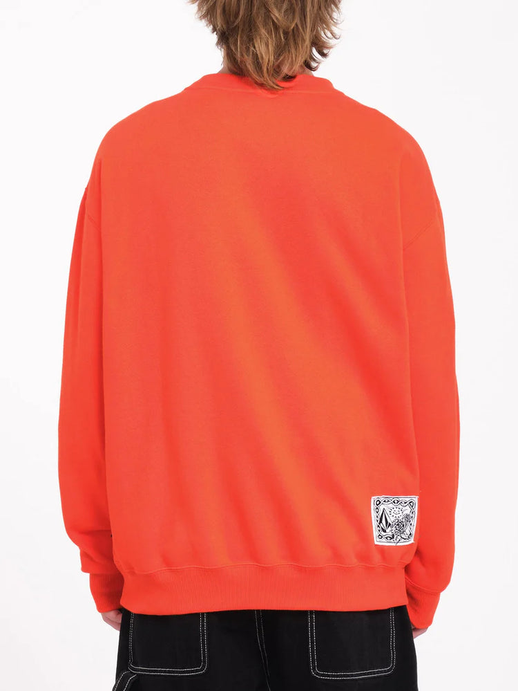 Volcom Keutchi Crew - Bright Red