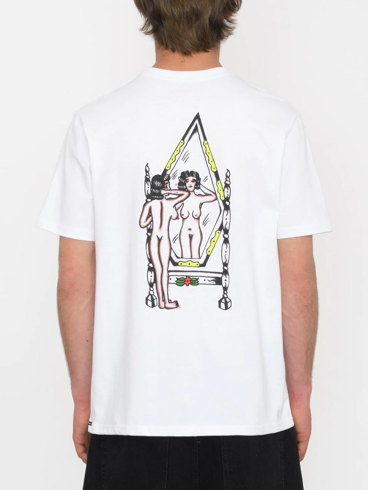 Volcom Lintell Mirror T Shirt - White