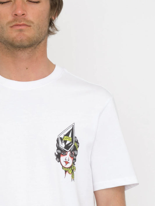 Volcom Lintell Mirror T Shirt - White