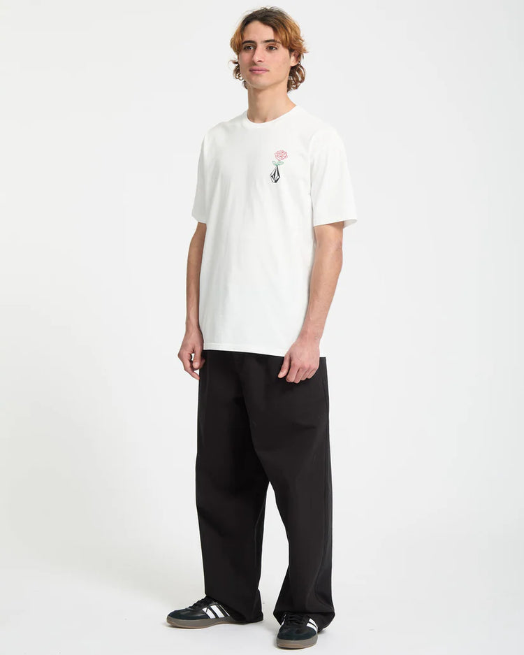 Volcom Pleasantry T Shirt - Off White
