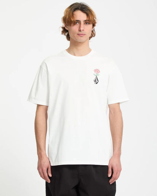 Volcom Pleasantry T Shirt - Off White