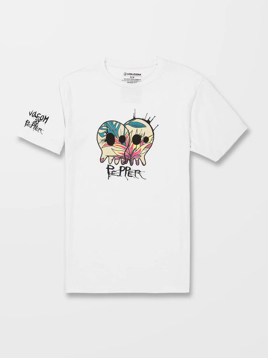 Volcom Stone Skullconuts T Shirt - White