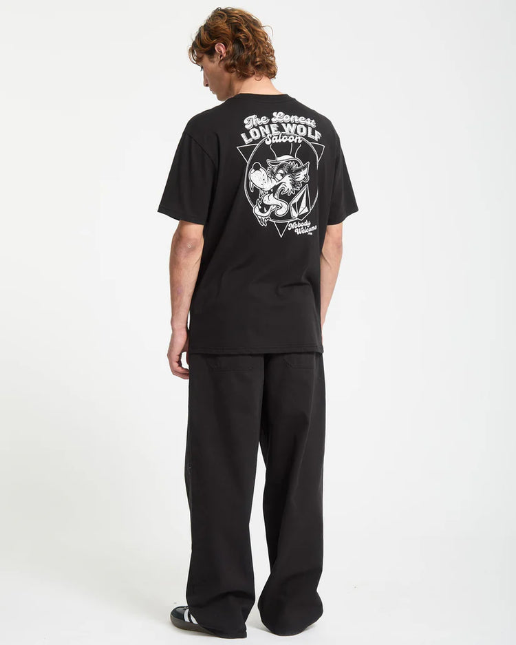Volcom Solo Wolf T Shirt - Black
