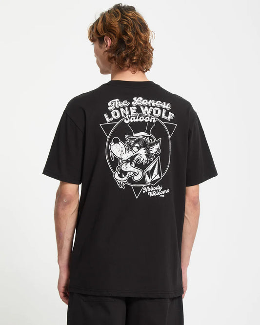 Volcom Solo Wolf T Shirt - Black