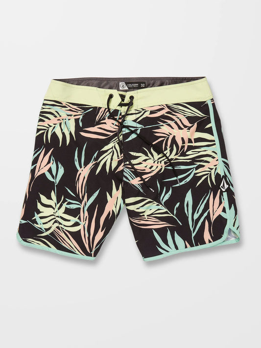 Volcom Stone Bleeding Leaf 18" Boardshorts - Black