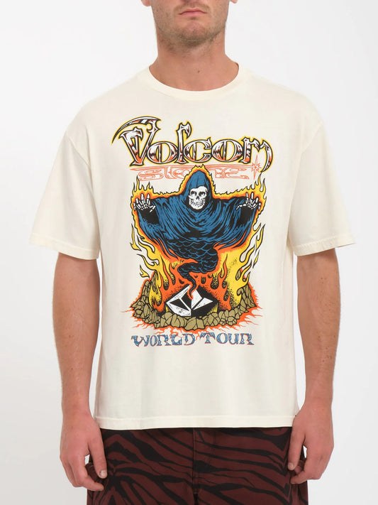 Volcom Stone Ghost T Shirt - Off White