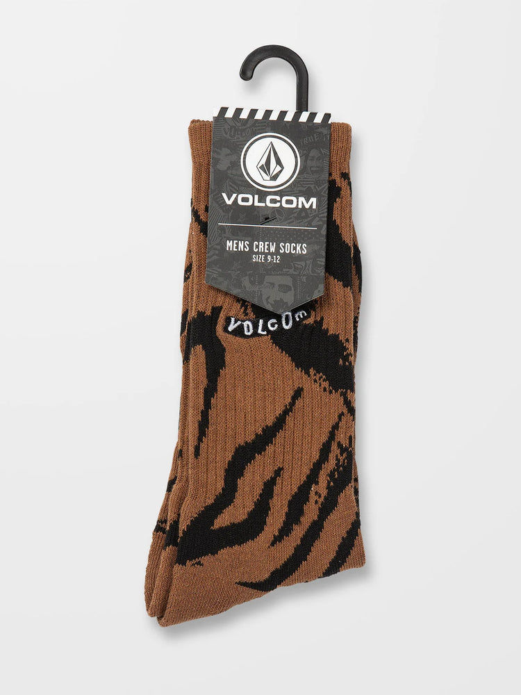 Volcom Stone Pistol Socks - Tobacco