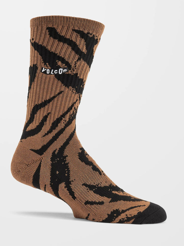 Volcom Stone Pistol Socks - Tobacco