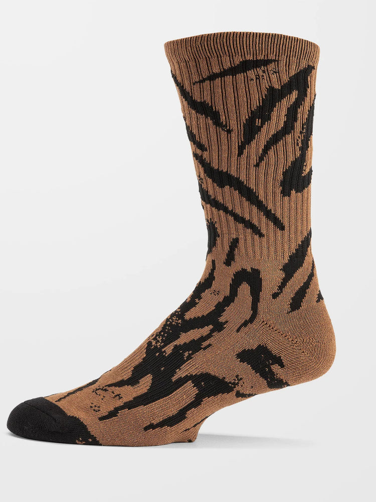 Volcom Stone Pistol Socks - Tobacco
