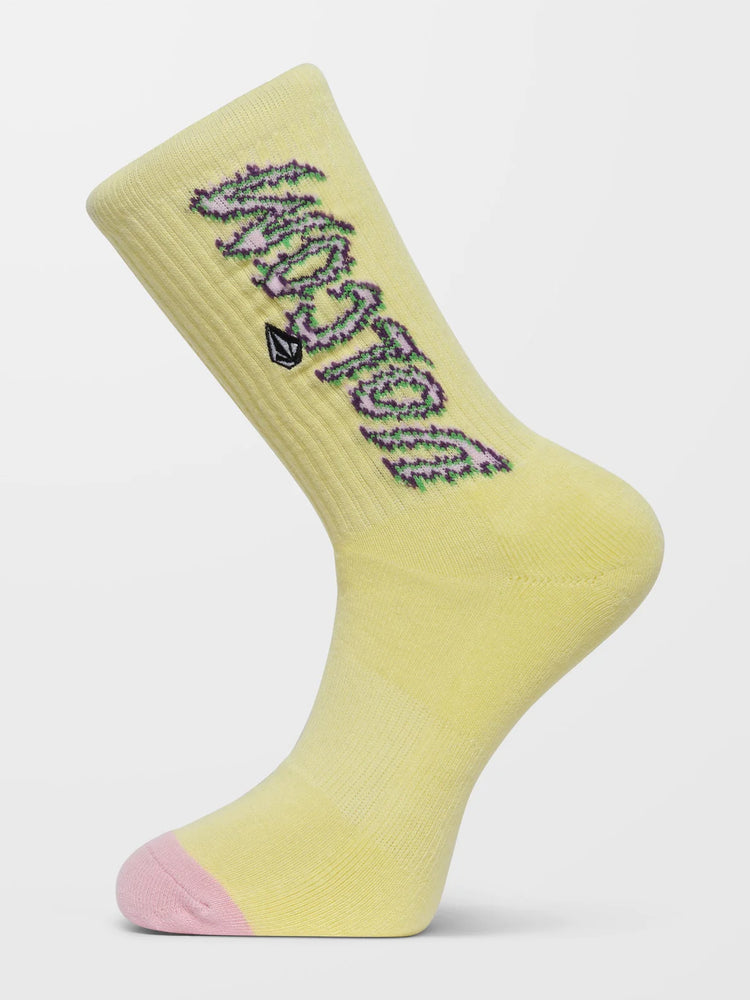 Volcom Tetsunori Socks - Aura Yellow