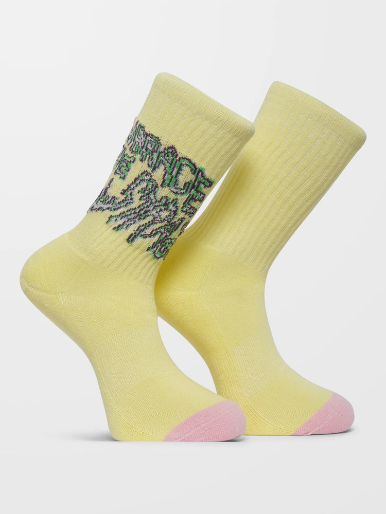 Volcom Tetsunori Socks - Aura Yellow