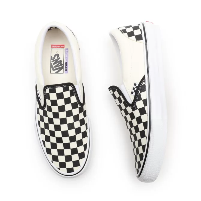 Vans Skate Slip-On Shoes - Checkerboard