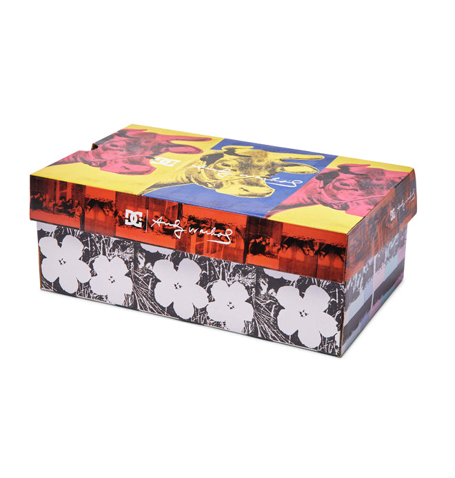 DC x Andy Warhol Manual High Top Skate Shoes - Black/Rust