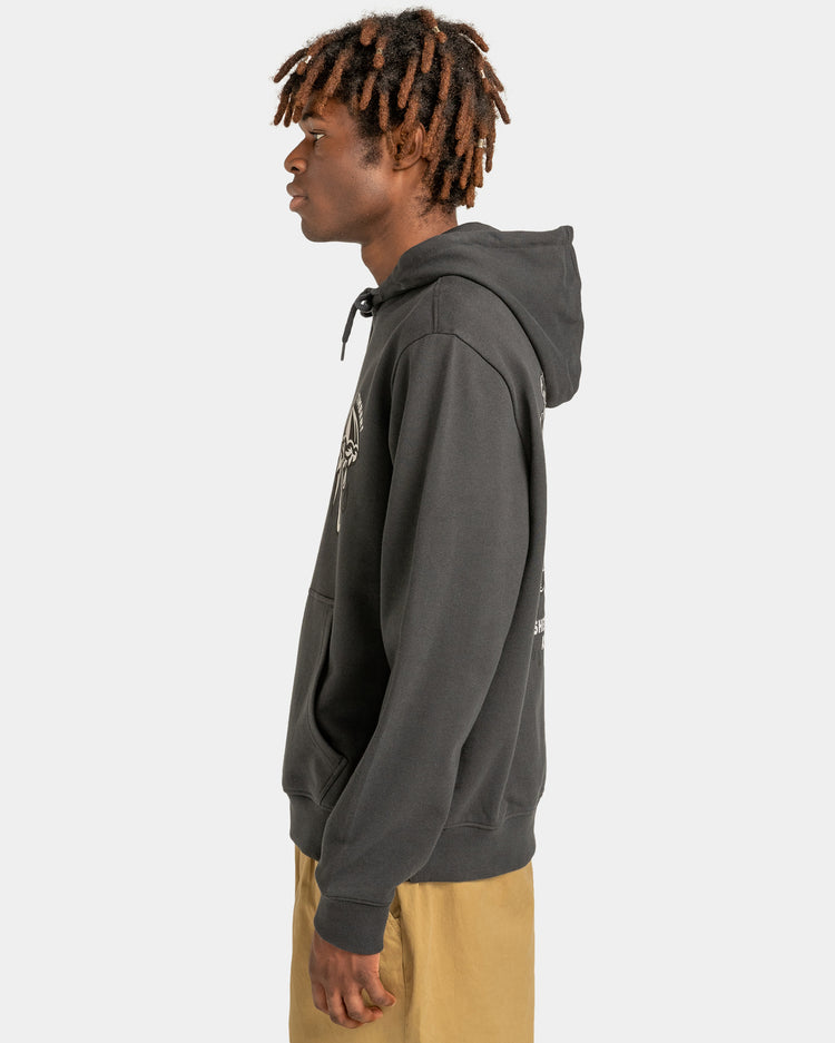 Element X Timber Angry Clouds Hoodie - Off Black