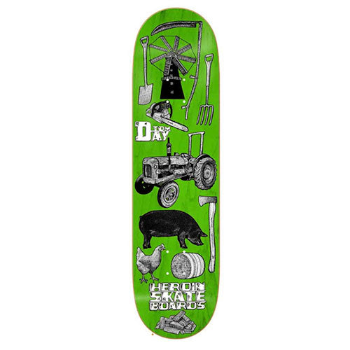 Heroin Skateboards Tom Day ‘Farm’ Deck - 8.75″