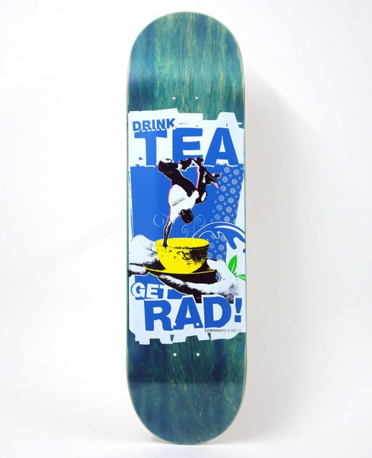 Lovenskate Drink Tea, Get Rad OG Deck - 8.5"