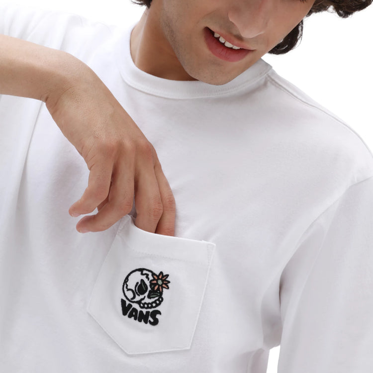 Vans Off The Wall Graphic Skull T Shirt - White