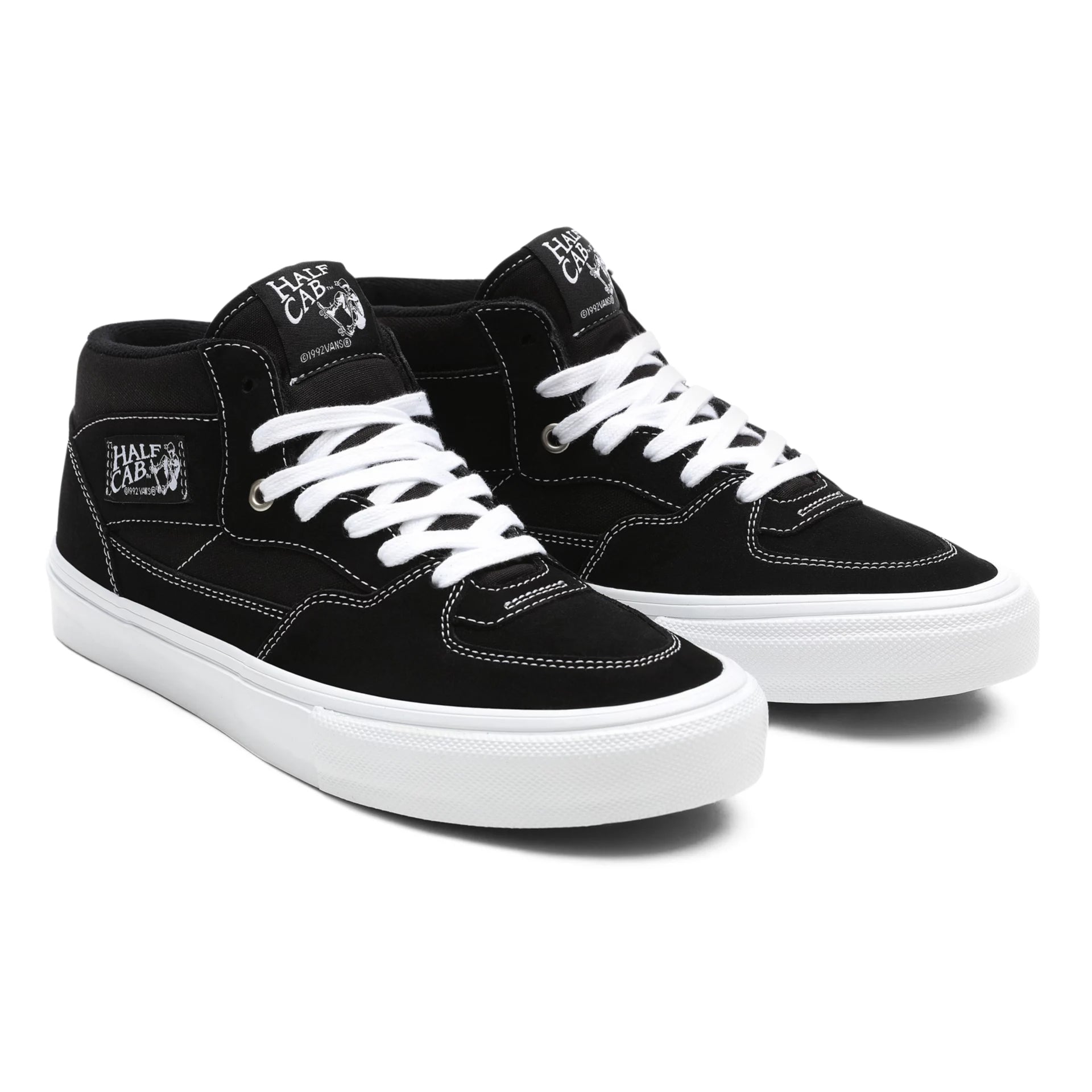 Vans half black half best sale white