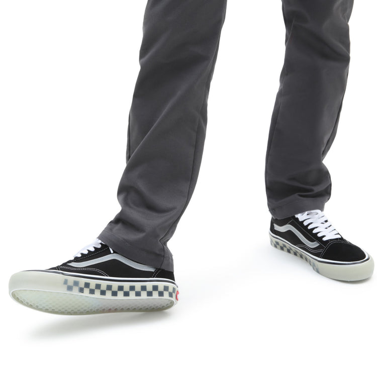 Vans Skate Old Skool Skate Shoes -Translucent Rubber Black/Clear