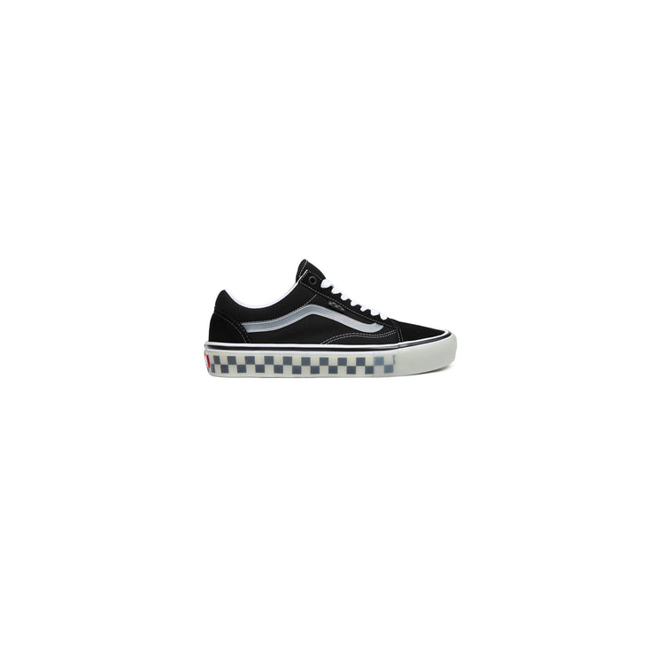 Vans Skate Old Skool Skate Shoes -Translucent Rubber Black/Clear