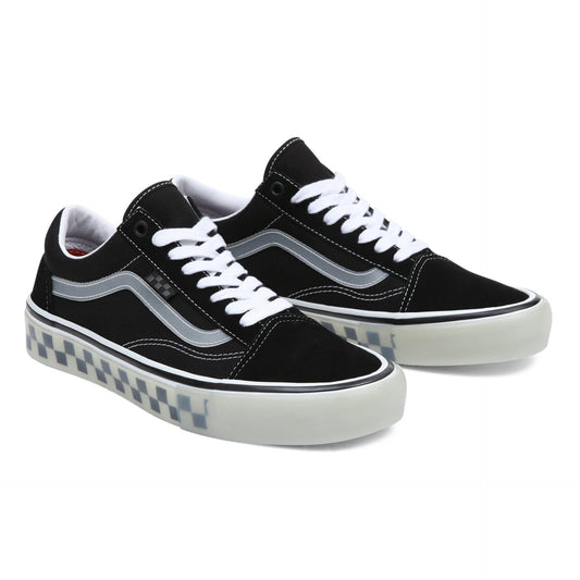 Vans Skate Old Skool Skate Shoes -Translucent Rubber Black/Clear