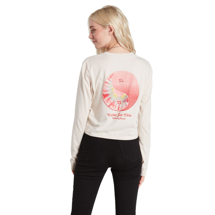 Volcom Stones LS T Shirt - Bone