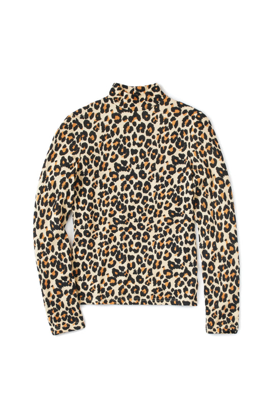 Brixton Blitz Turtleneck - Leopard