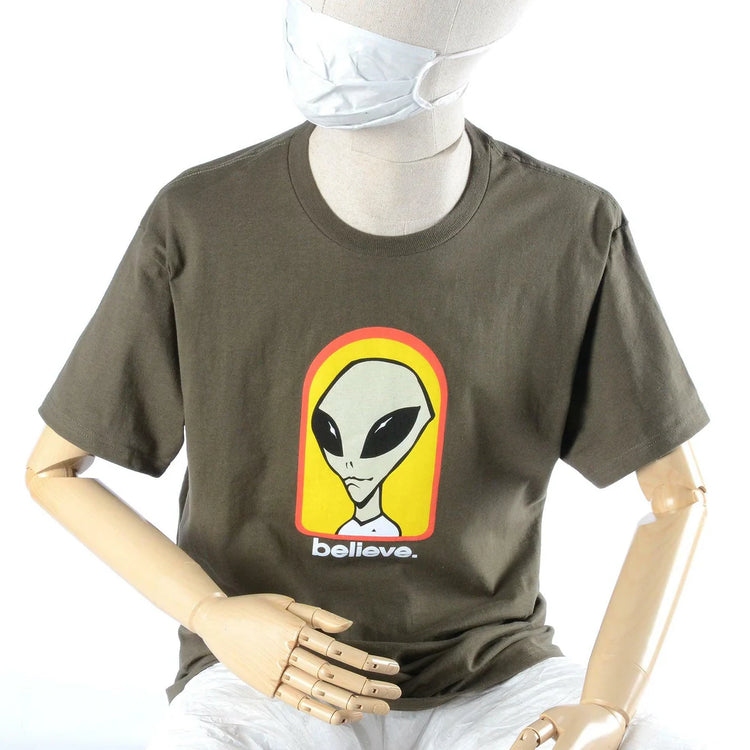 Alien Workshop Believe T Shirt - Olive