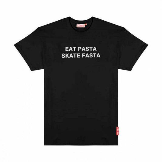 Lovenskate Eat Pasta Skate Fasta T Shit - Black