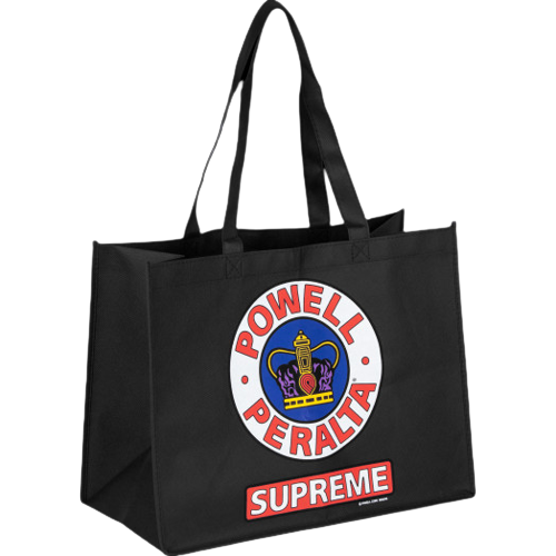 Powell Peralta Supreme Shopping Bag Black