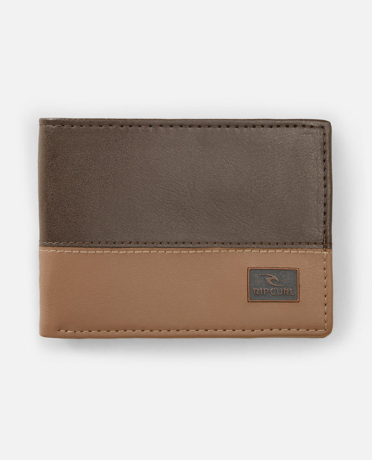 Ripcurl Corpawatu Icon PU Slim Wallet - Coffee