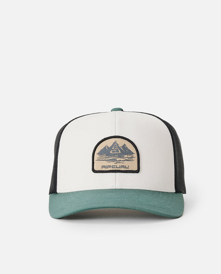 Ripcurl Custom Curve Trucker - Bone/Aloe