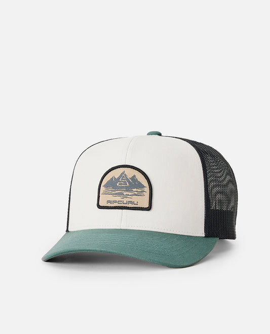 Ripcurl Custom Curve Trucker - Bone/Aloe