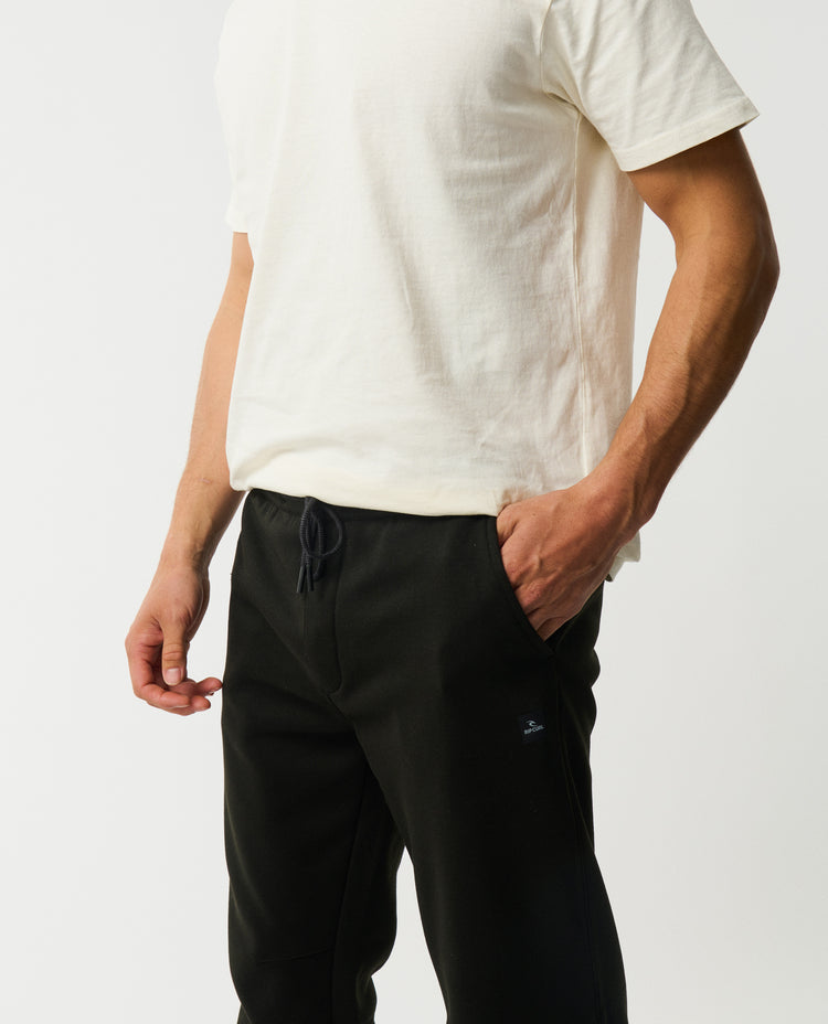 Ripcurl Departed Bonded DWR Trackpant - Black