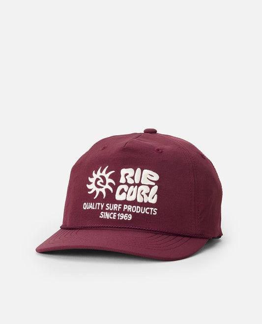 Ripcurl Pacific Rinse FlexFit Cap - Burgundy