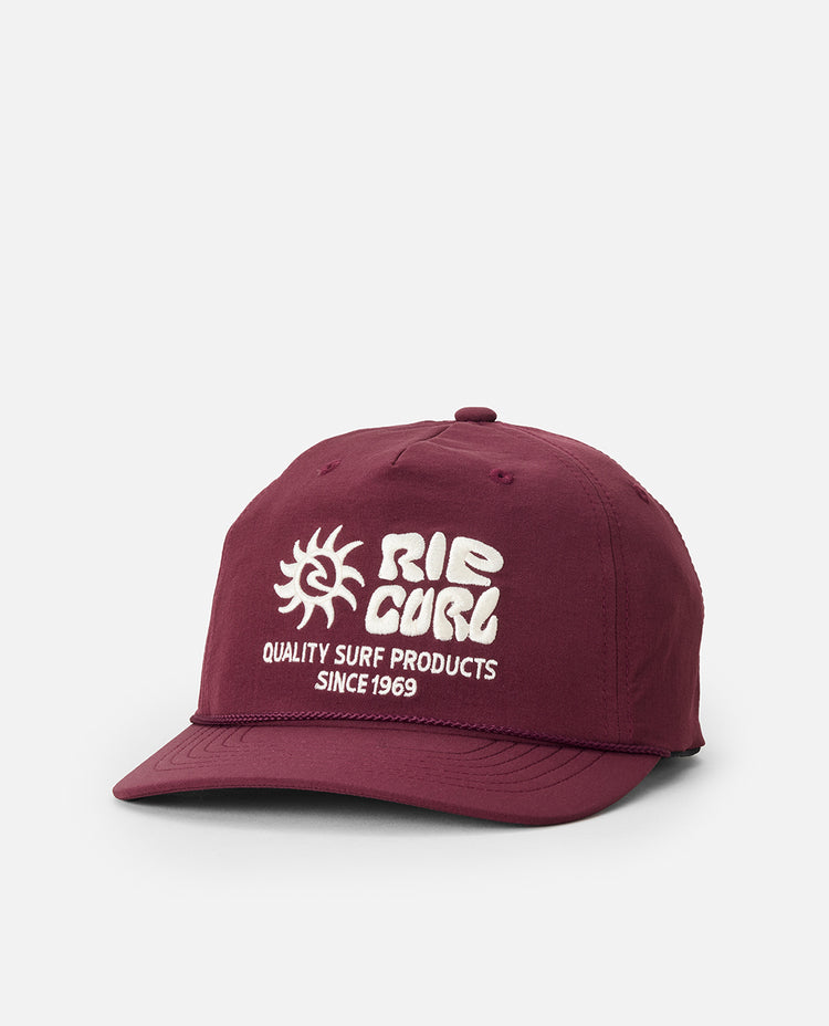 Ripcurl Pacific Rinse FlexFit Cap - Burgundy