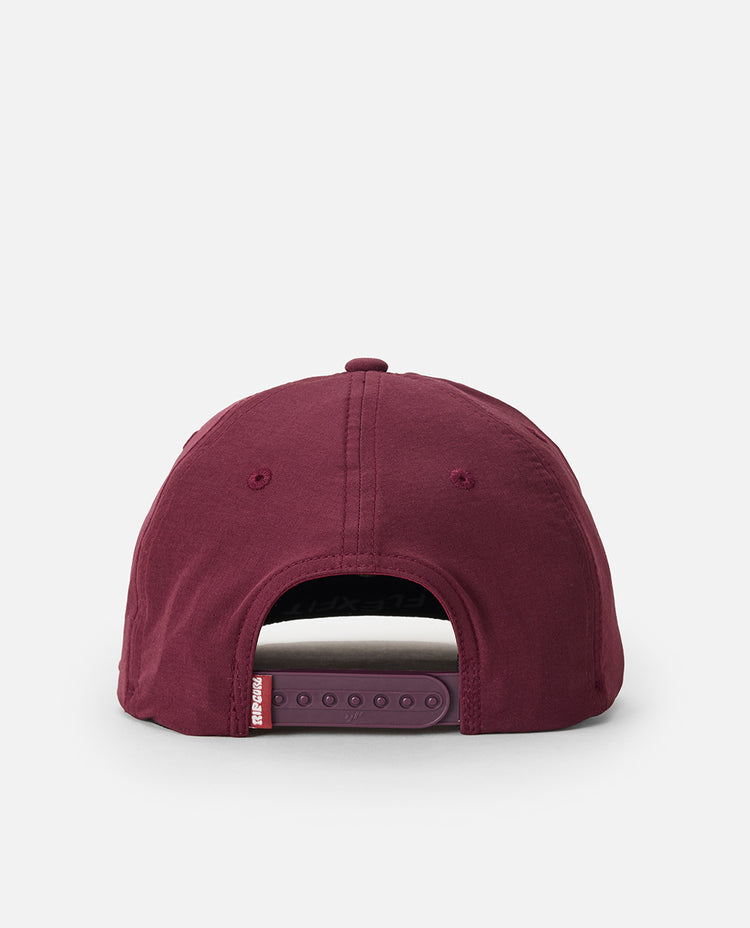 Ripcurl Pacific Rinse FlexFit Cap - Burgundy