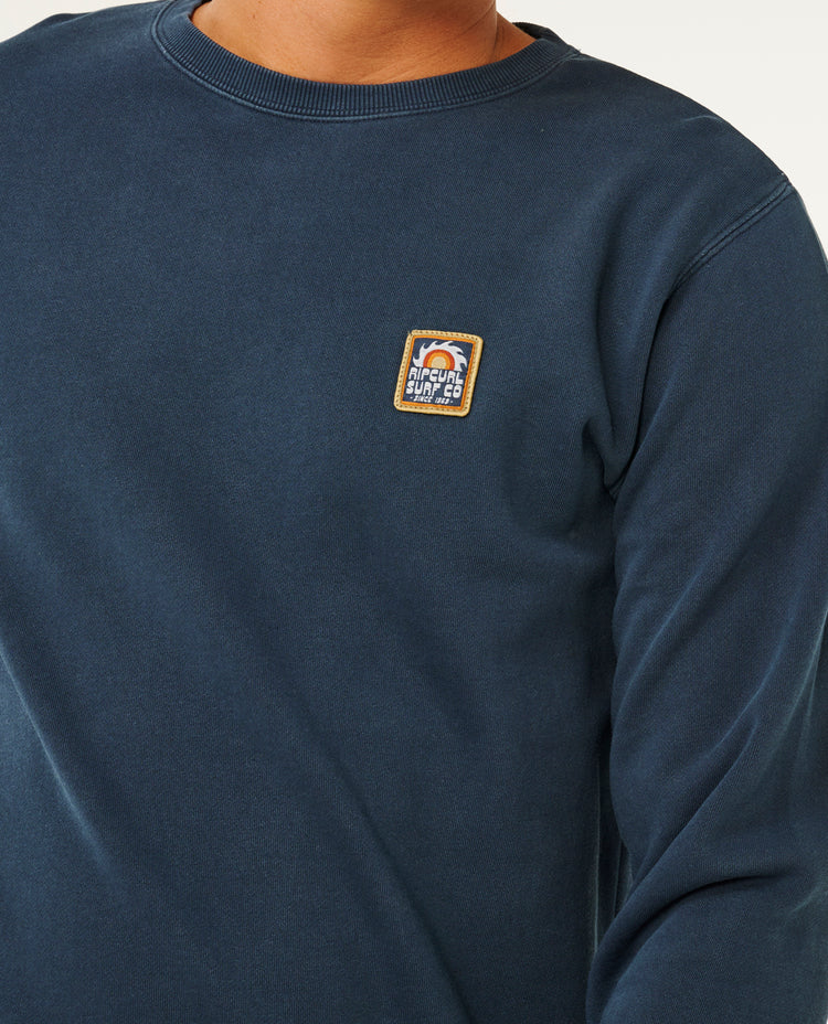 Ripcurl Pacific Rinse Patch Crew -  Dark Navy