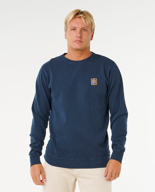 Ripcurl Pacific Rinse Patch Crew -  Dark Navy
