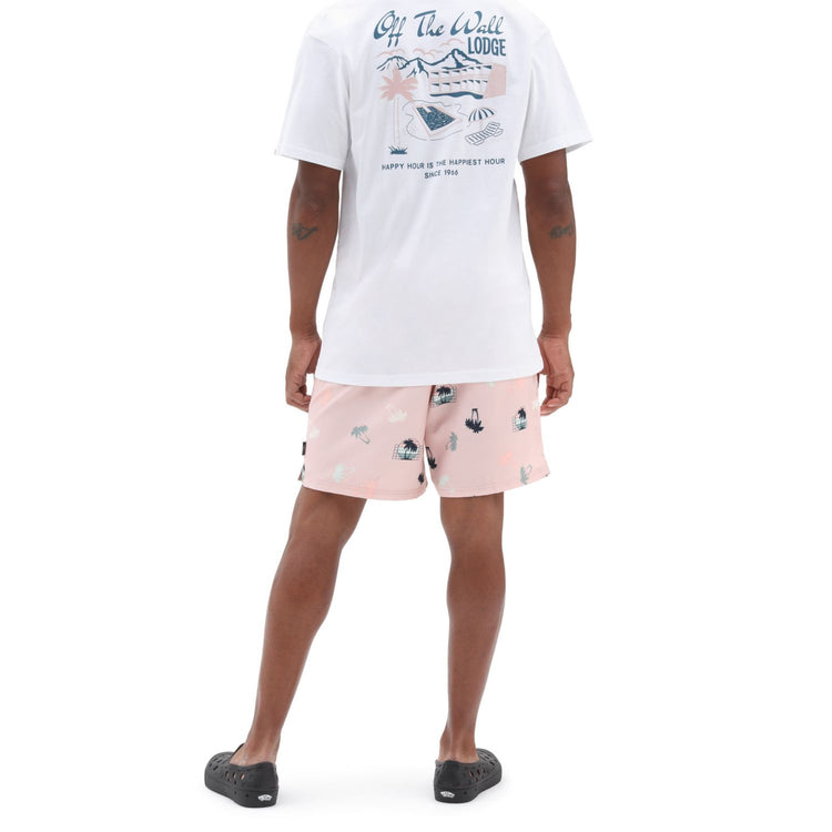 Vans Primary Print Elastic Boardshorts - Rose Smoke